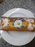 Budín de naranja con confites de chocolate!! Súper rico y fácil