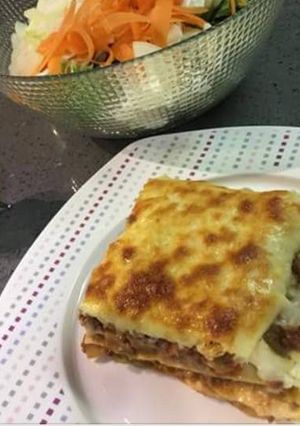 A picture of Vegetarian Lasagne.