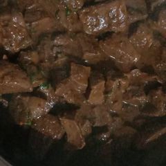 A picture of Mutton kaleji.