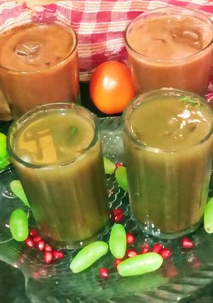 মিক্স ফ্রুটস শরবত (Mix Fruits Sarbot Recipe In Bengali) রেসিপির প্রধান ছবি