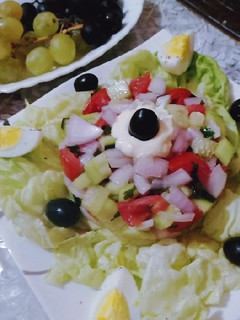صورة لوصفة سلطة صحية بنين 😜😋