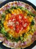 🍕🌈Pizzeta Arcoíris 🌈🍕de harina de arroz 🍚 gluten free
