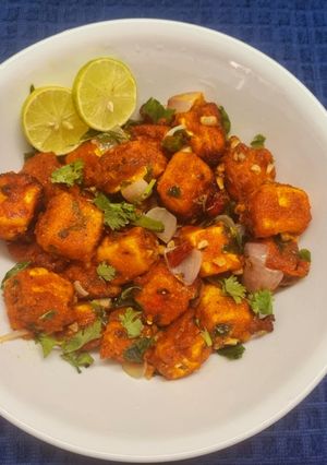 A picture of Paneer 65.