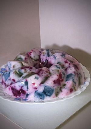 عکسی از دستور ژله ی خرده شیشه