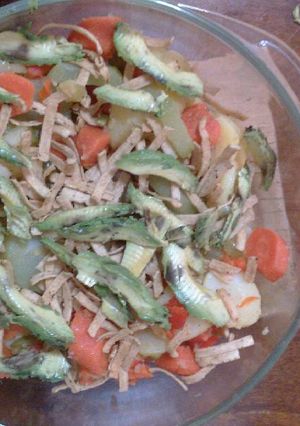 Una foto de Ensalada de la huerta