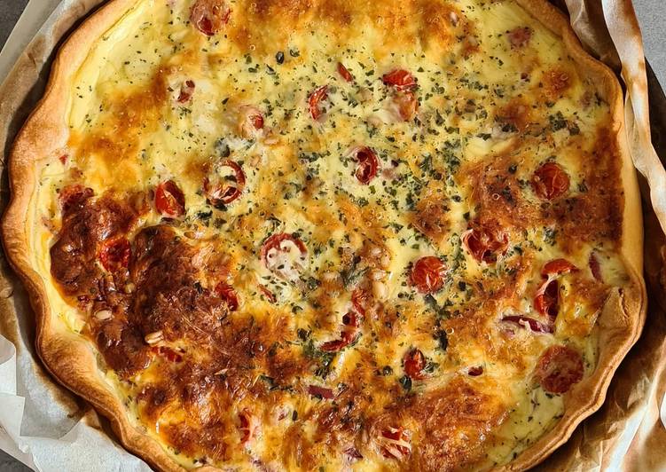 Étapes pour Préparer Favoris Quiche provençale