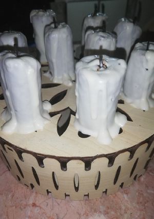 Une photo de Gâteau bougie sans cuisson