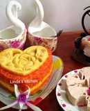 Xôi gấc đậu xanh