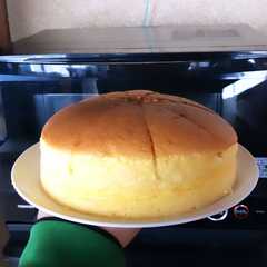 A picture of Japanese Cheddar Soufflé Cheese Cake / Castella cheesecake (Simple dan Ekonomis).
