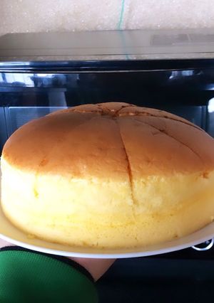 Foto resep Japanese Cheddar Soufflé Cheese Cake / Castella cheesecake (Simple dan Ekonomis)