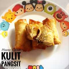 รูปของ Pisang coklat kulit pangsit (Mpasi 12m+)