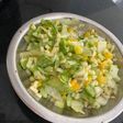 Ensalada fresca y ligera de pepino y piña