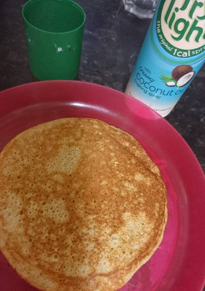 Una foto de Hotcakes de avena y miel