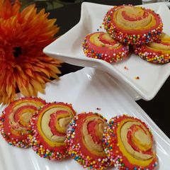 A picture of Spiral cookies.