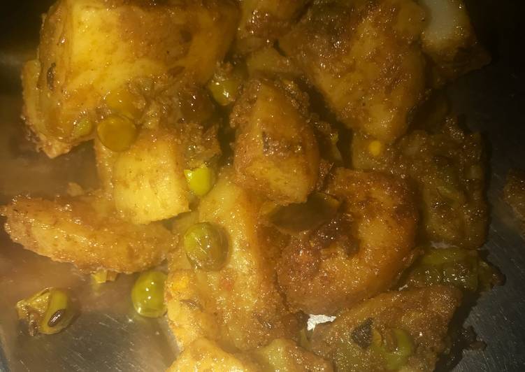 Simple Way to Prepare Super Quick Homemade Aloo Matar