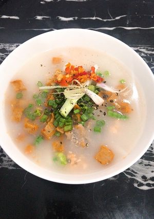 Hình của món Bánh canh bột xắt.