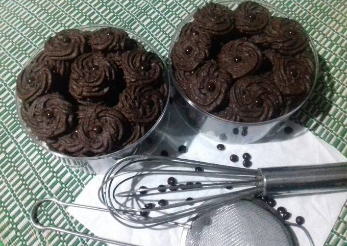 Si hitam manis yang yummy (chocolate cookies)