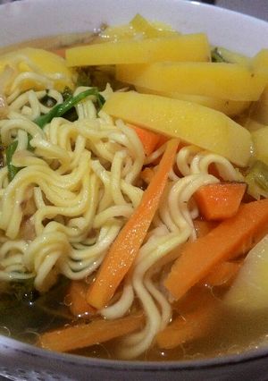 Foto resep Mie Wortel Kentang Menu Anak
