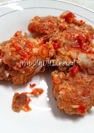 Foto resep Ayam Geprek Krispi Nampol