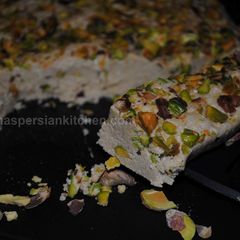 A picture of Sesame tahini halva (حلوا ارده).