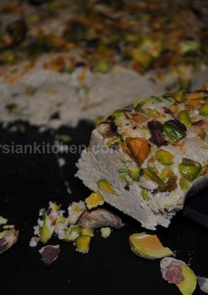 A picture of Sesame tahini halva (حلوا ارده).