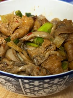 Foto resep Tumis Jamur Tahu Pong