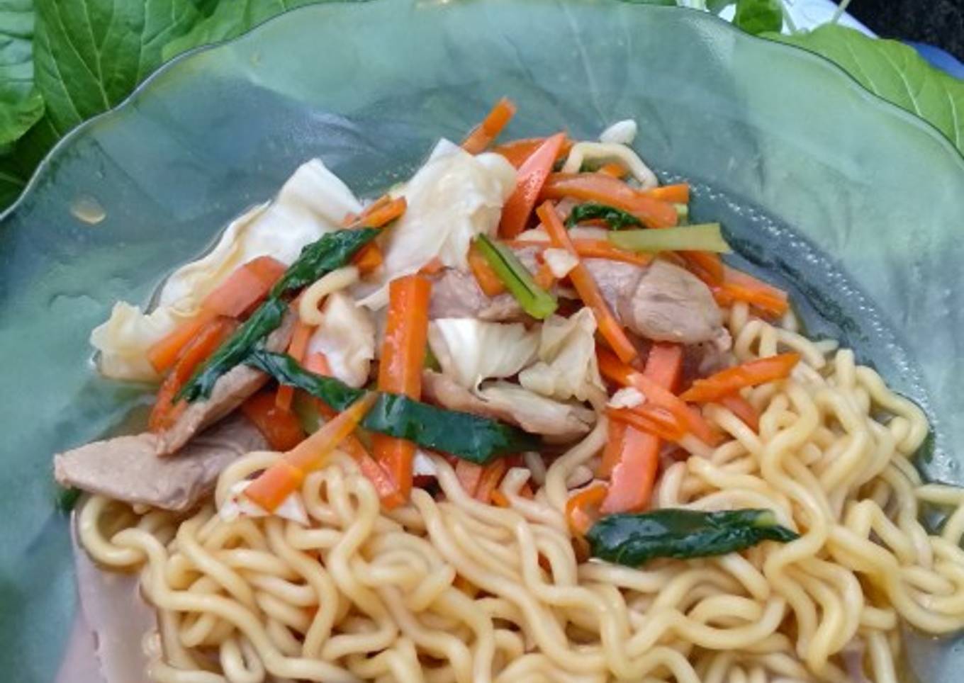 Mie babi sayur