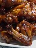 Asas de Frango Assadas com Molho de Mel e Mostarda