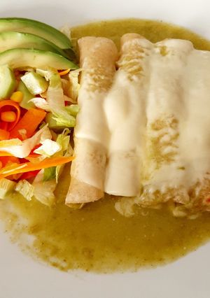 Una foto de Enchiladas verdes