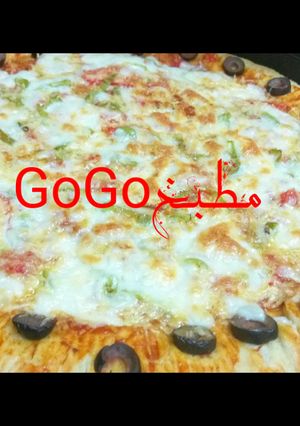 صورة لوصفة بيتزا💕