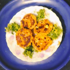 A picture of Rice Corn Patties.