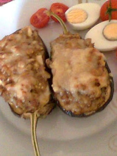 Una foto de Berenjenas rellenas