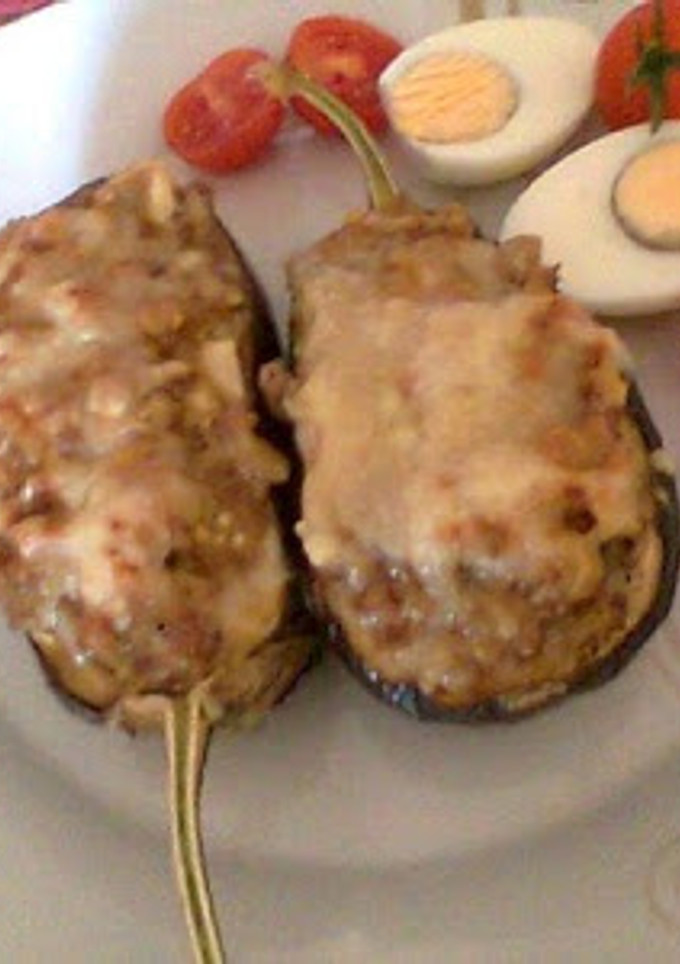 Una foto de Berenjenas rellenas