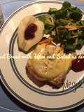 Toast Bread with Ham, Cheese and Salad