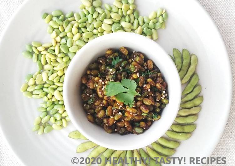 Simple Way to Make Homemade Green Soyabean Stir Fry