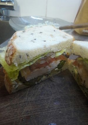 Una foto de Sándwich light