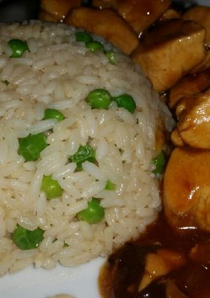 Φωτογραφία της συνταγής Κοτόπουλο teriyaki,ρύζι γευστικό🍴