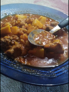 Una foto de Guiso de lentejas y arroz