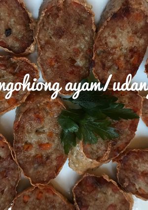 Foto resep Ngohiong ayam /udang