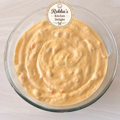 Golden Mango Chikoo Shrikhand A picture of Golden Mango Chikoo Shrikhand.