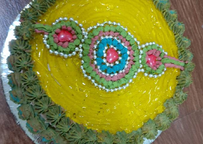 Eggless Rakhi Themed Cake