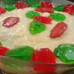 Fruit trifle A picture of Fruit trifle.