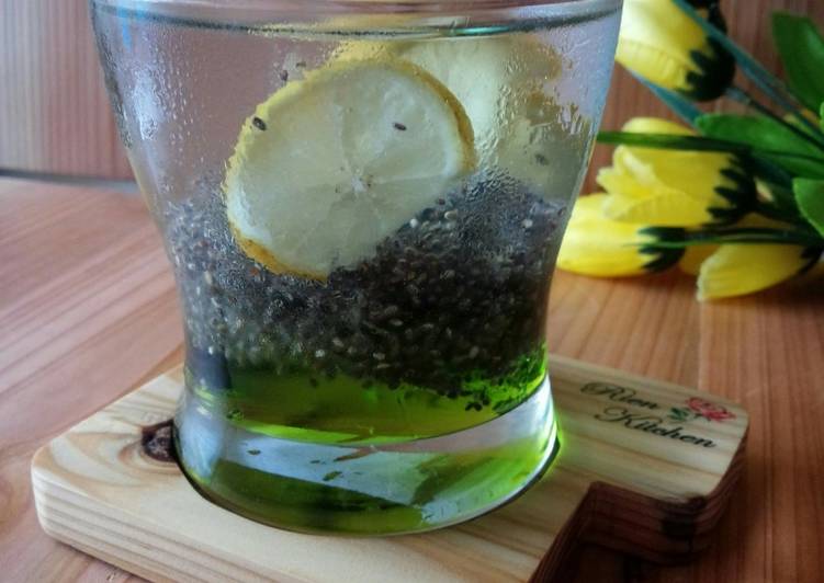 Cara Gampang Menyiapkan Chia Seed Lemon Melon Ice Syrup Anti Gagal