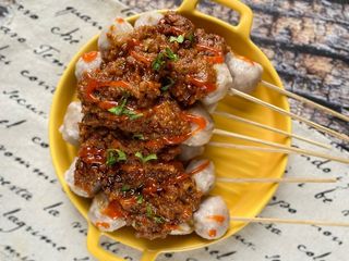 Sate Cilok Bumbu Kacang