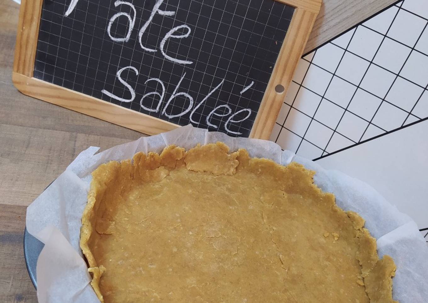 Pâte sablée végane