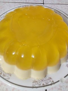 Una foto de Gelatina de refresco sabor piña