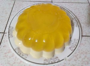 Una foto de Gelatina de refresco sabor piña