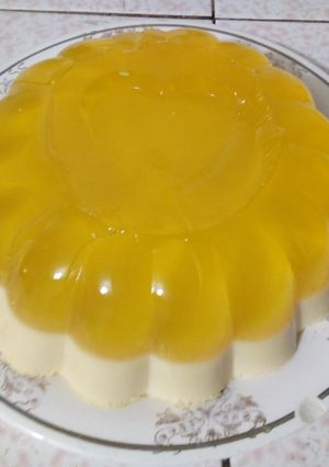 Una foto de Gelatina de refresco sabor piña