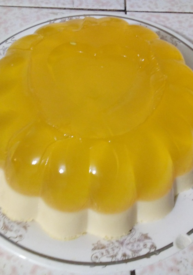 Una foto de Gelatina de refresco sabor piña