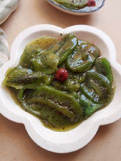 عکسی از دستور ترشک کیوی